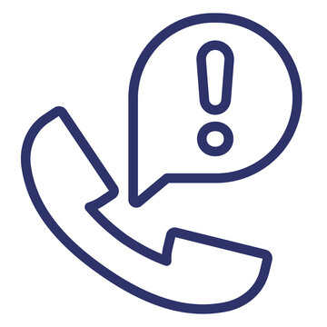 recommend clip art: important phone call line icon