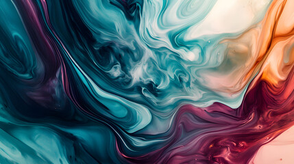 Obraz premium Flowing Ink Streams