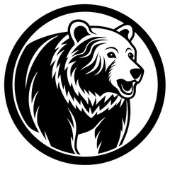 brown bear vector