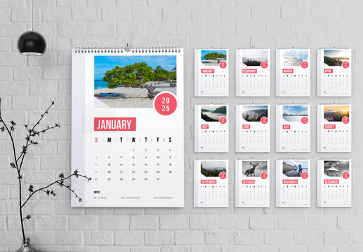 2025 Wall Calendar Layout
