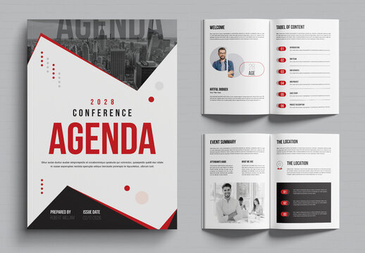 Conference Agenda Layout