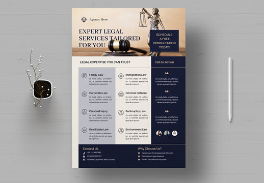 Legal Services Flyer