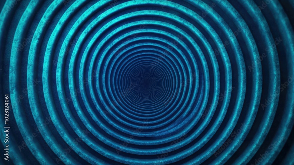 Poster a captivating and hypnotic image showcasing a spiral tunnel of mesmerizing neon light patterns pulsi