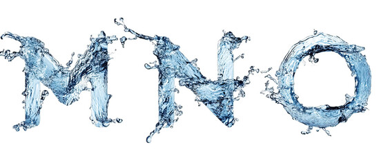Water  Letters