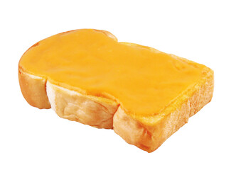 toast slice of bread with butter Thai Tea Custard