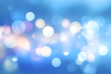 Fototapeta premium Abstract bokeh background for holiday design or celebration. Generative Ai.