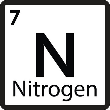 nitrogen icon. vector template illustration for web design, isolated on white background. Vector illustration.
