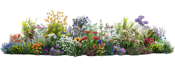 flower garden png transparent background