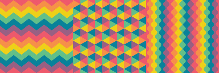 Seamless vector pattern rainbow colors. Digital seamless background for Fabric, Wallpaper, Packaging, Web, Print, Branding, Textiles, Wrapping, Interior, Product. EPS 10