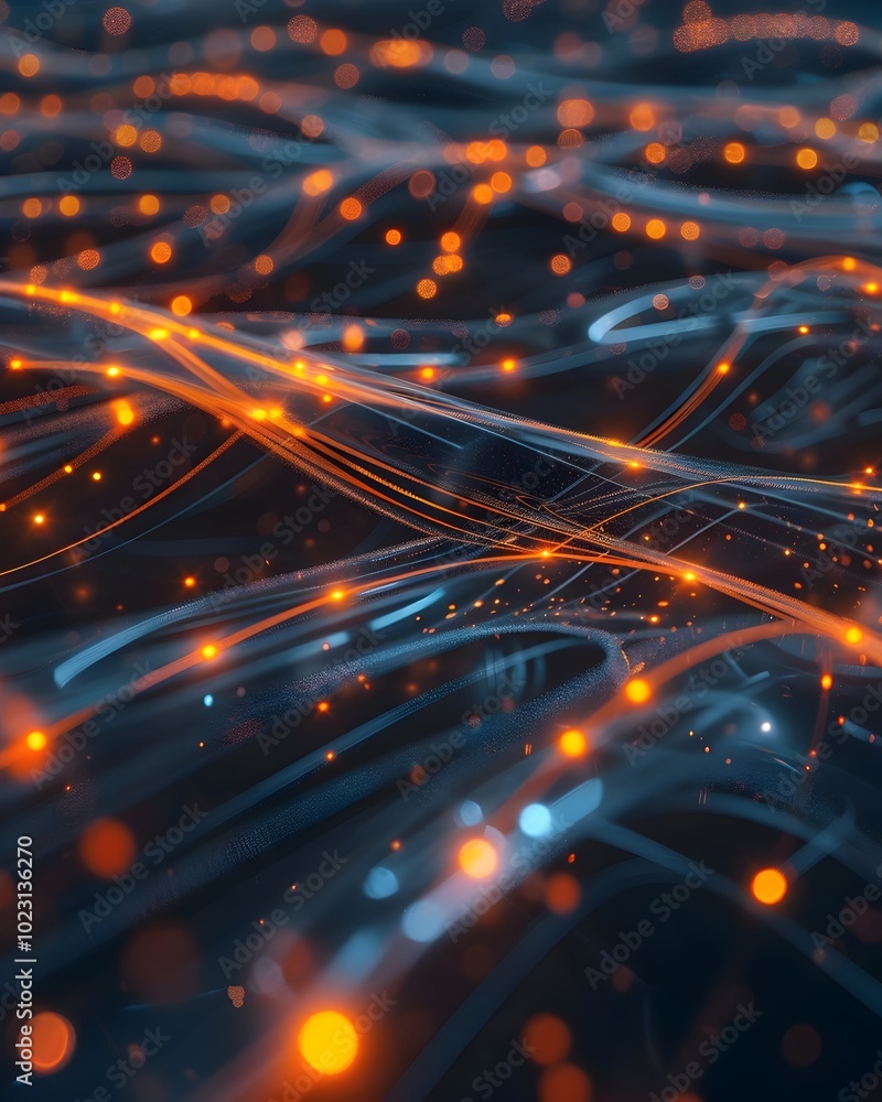 Poster quantum network powering unprecedented data processing and connectivity