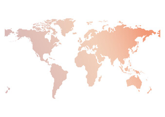 World map with a colorful, geometric pattern made of triangles. Perfect for travel, diversity, and global themes.