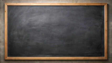 Solid minimalist matte black chalkboard surface background