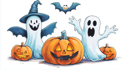 happy halloween clipart