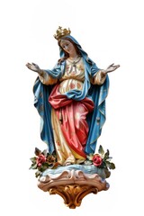 Saint mary sculpture religious catholic.