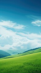 Obraz premium Mountain meadow nature landscape outdoors.