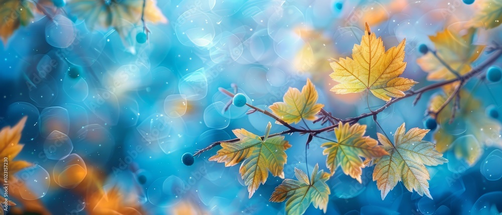 Aufkleber surreal close-up of vibrant colors in an abstract composition, ideal for creative projects and artis