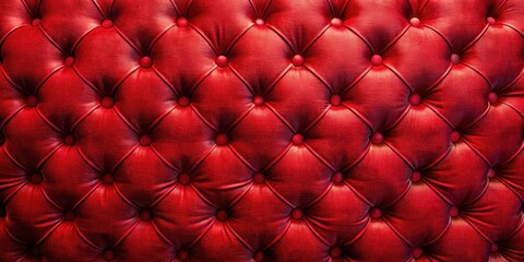 Fototapeta premium Red capitone tufted fabric with a luxurious texture, red, capitone, tufted, fabric, upholstery, texture, luxurious, elegant