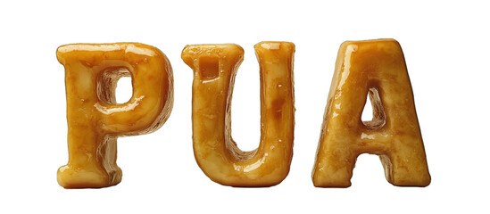 Pua Word in Caramel Glaze