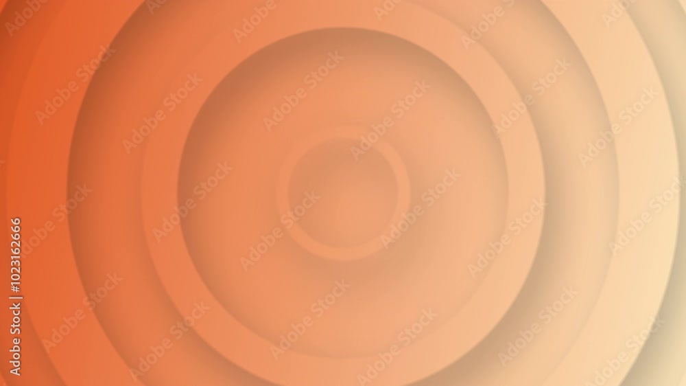 Poster circle abstract with gradient background. 4k motion animation. seamless looped animated background.