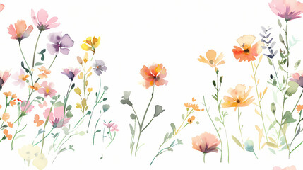 spring flowers in the garden