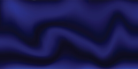 Blue Light Trails, Long Time Exposure Motion Blur Effect, Vector Illustration