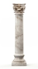 Fototapeta premium Marble pillar architecture ancient column.