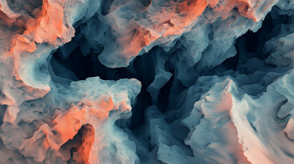 Fototapeta premium Fluid Waves of Colorful Motion