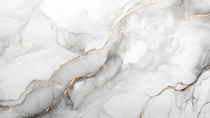 Naklejka premium Ultra Realistic Marble Texture in White with Light Gray and Beige Veins, Offering a High-Resolution, Smooth Surface for Luxurious and Elegant Design, Perfect for Architectural and Interior Concepts.