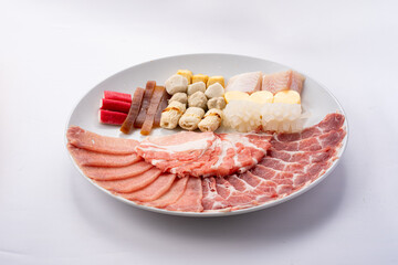 Assorted Ingredients for Delicious Chabu Dish