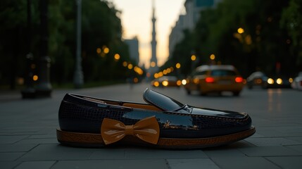 Bowtie Loafer on Pavement