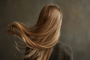 portrait of a woman with long hair