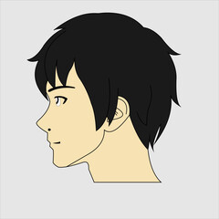 Image of a cartoon face on a white background