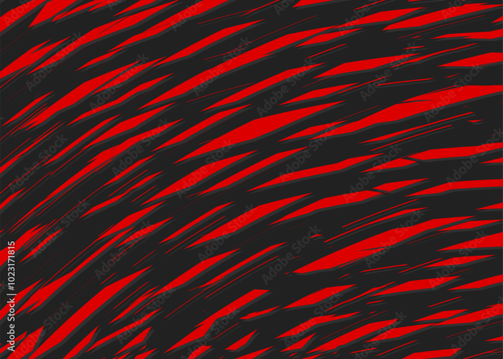 Poster abstract background with curved broken path pattern