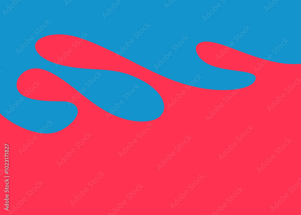 Poster abstract background with melting liquid pattern and with some copy space area