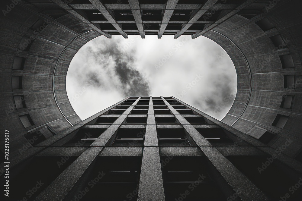 Poster building architecture window city.