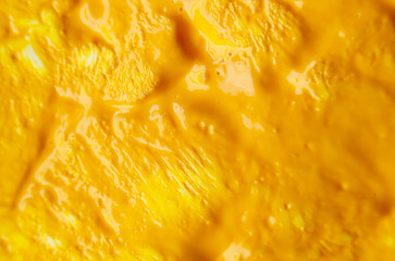 Close up of watercolor brush stroke. Watercolor painting concept