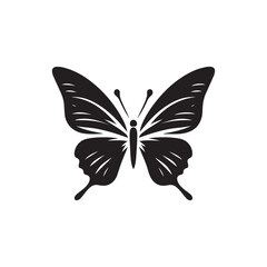 Monarch Butterfly Silhouettes - Isolated Vector Designs.