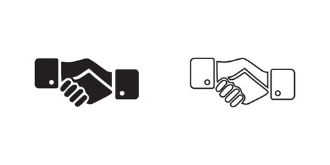 Handshake icon Illustration artwork