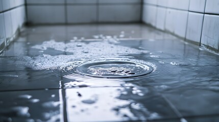 water flowing into a glass