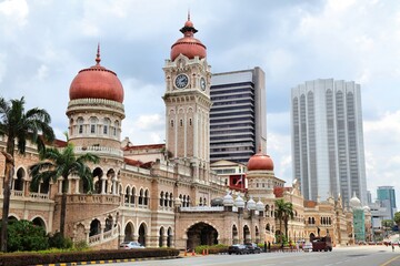 Sultan Abdul Samad Building in Kuala Lumpur city