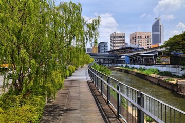 Klang riverside walk Kuala Lumpur, Malaysia