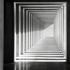 Minimalist architectural design captured on modern smartphone