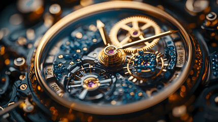 clock gear background and abstract . 3d, rendering, illustration