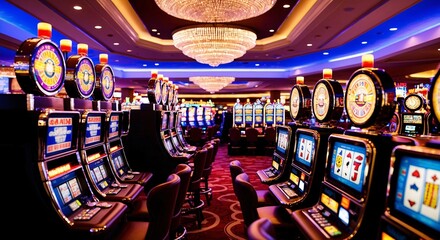 Jackpot Winner: 777 Slot Machine with Cascading Coins 