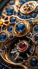 clock gear background and abstract . 3d, rendering, illustration