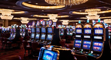 Jackpot Winner: 777 Slot Machine with Cascading Coins 