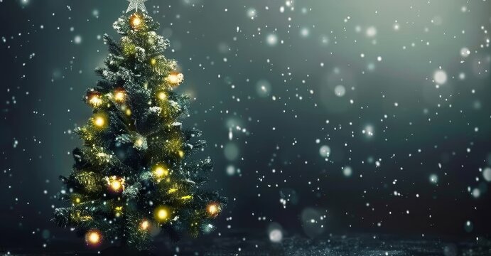 ilustraci&oacute;n navidad . &aacute;rbol de navidad