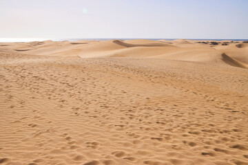 Eine Reise auf Gran Canaria. Die Dünen von Maspalomas