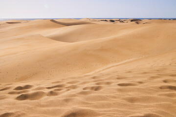 Eine Reise auf Gran Canaria. Die Dünen von Maspalomas