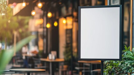 Restaurant menu mock up